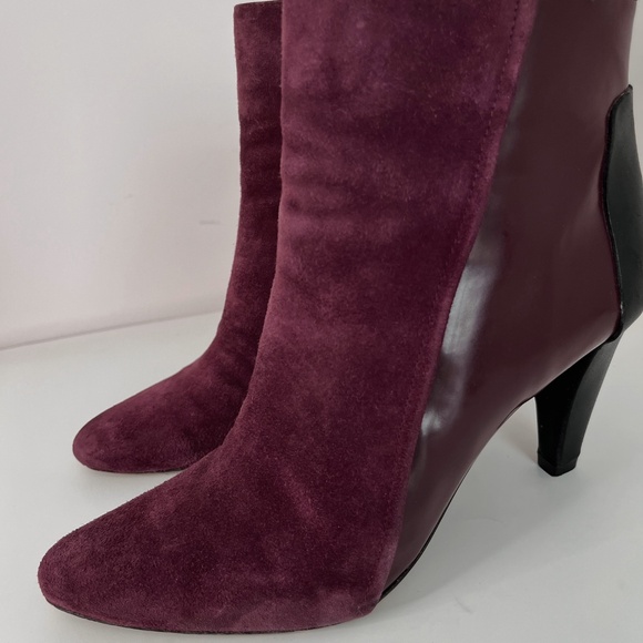 Suede & Patent Leather Booties - Picture 10 of 13